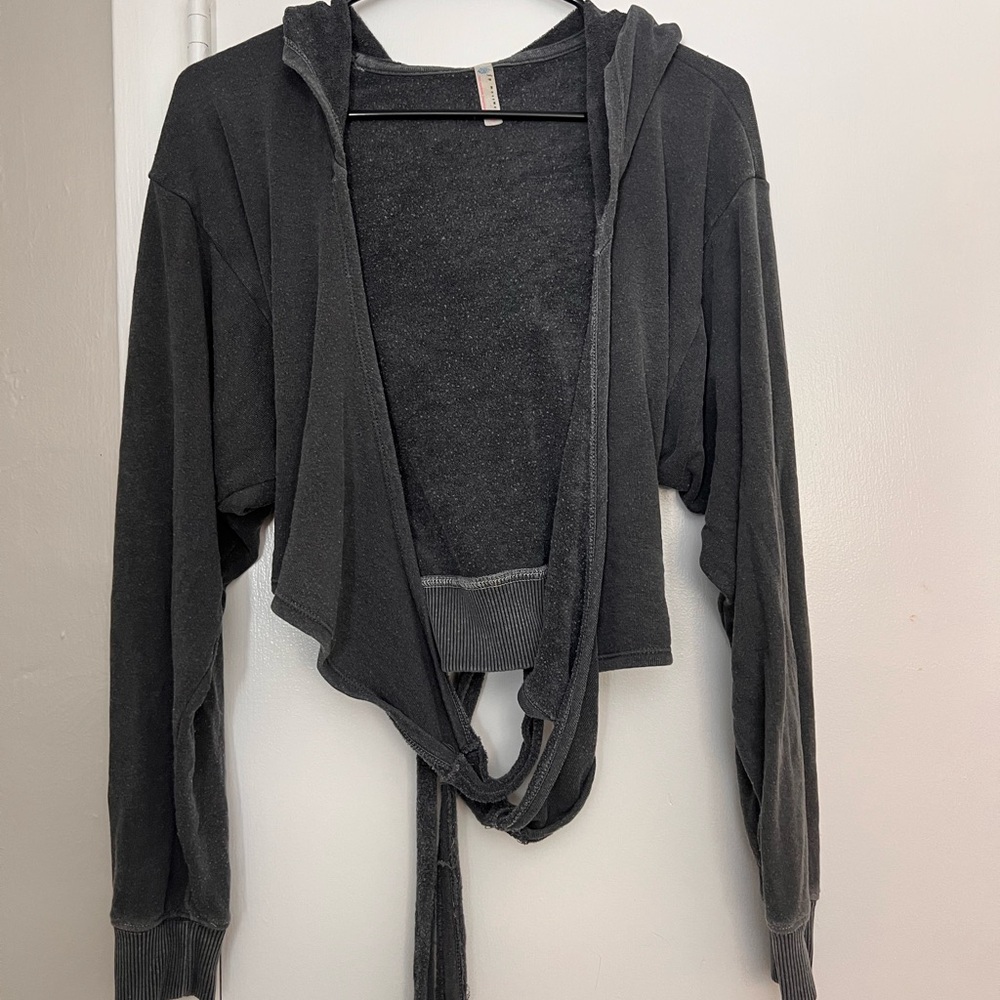 Free People wrap sweater